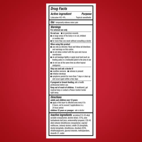 Aspercreme® with Lidocaine Maximum Strength Odor Free Pain Relieving Creme Perspective: back
