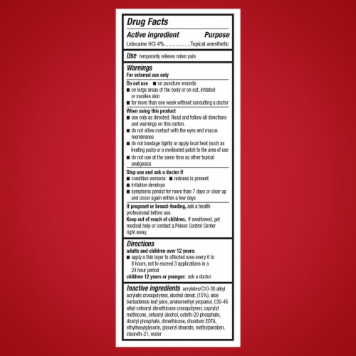 Aspercreme® with Lidocaine Maximum Strength Odor Free Pain Relieving Creme Perspective: back