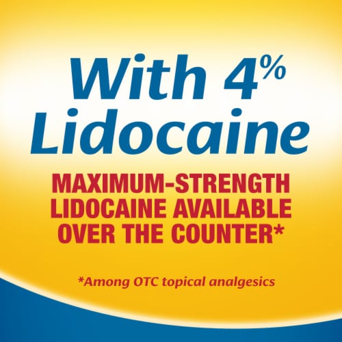 Aspercreme Maximum Strength Odor-Free Joint And Muscle Pain Relief Lidocaine Patches Perspective: back