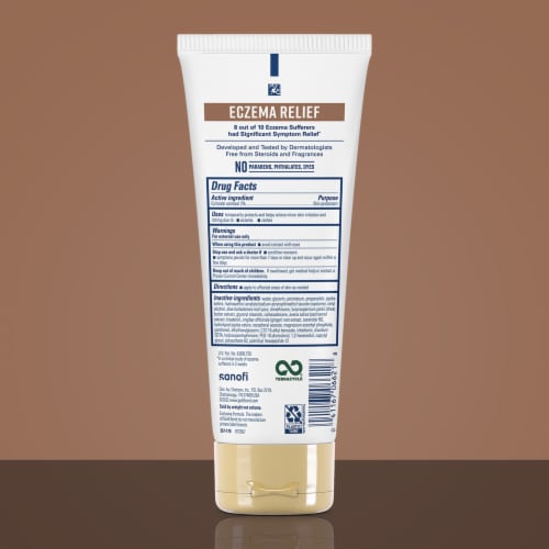Gold Bond Medicated Eczema Relief Skin Protectant Body Cream with 2% Colloidal Oatmeal Perspective: back