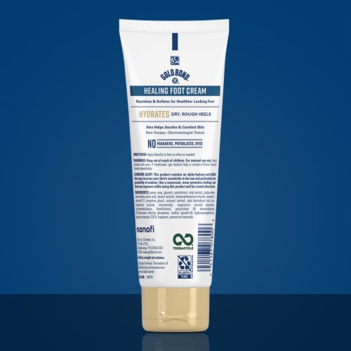 Gold Bond Healing Foot Cream With Aloe Perspective: back
