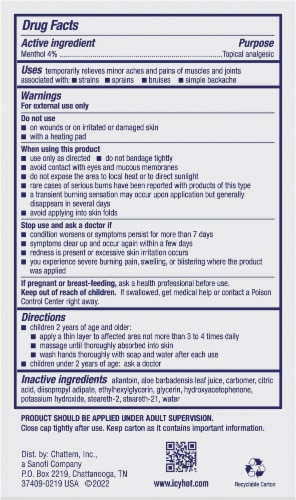 Icy Hot Kids Muscle & Joint Pain Relief Roll On Perspective: back