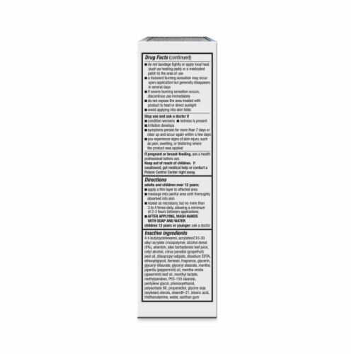 Icy Hot Advanced Relief Pain Relief Camphor and Menthol Cream Perspective: back
