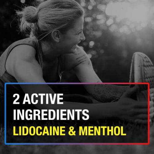 Icy Hot Max Strength Fast Pain Relief Lidocaine Patches Perspective: back