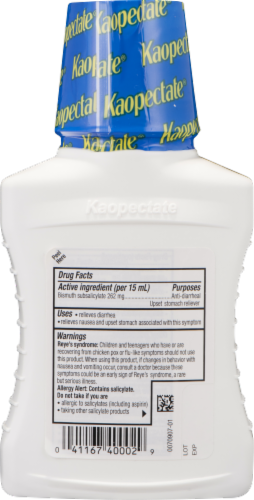 Kaopectate Vanilla Multi-Symptom Relief Liquid Perspective: back