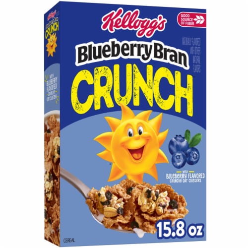 Kellogg's® Blueberry Bran Crunch™ Cereal Perspective: back