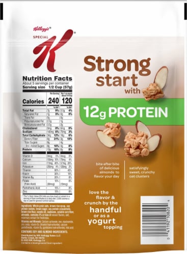 Kellogg's Special K® Vanilla Almond Granola Cereal Perspective: back
