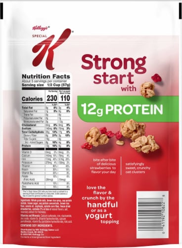 Kellogg's Special K® Cereal Red Berries Granola Perspective: back