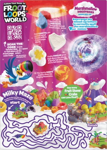 Kellogg's® Giant Size Fruit Loops® With Marshmallows Perspective: back