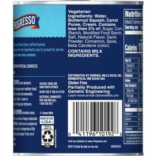 Progresso™ Traditional Butternut Squash Soup Perspective: back