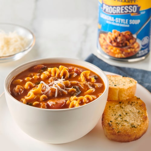 Progresso™ Rich & Hearty Lasagna-Style With Italian Sausage Soup Perspective: back