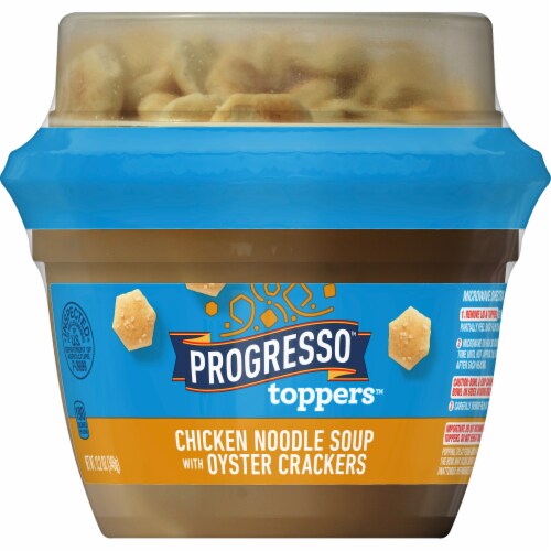 Progresso Toppers Chicken Noodle Soup Perspective: back