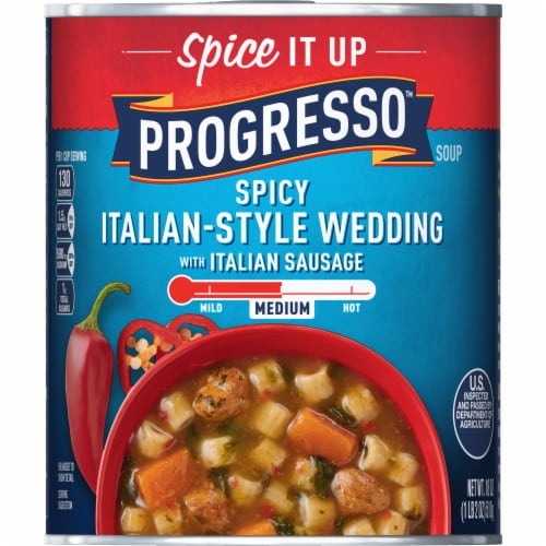 Progresso Spicy Italian Style Wedding Soup Perspective: back