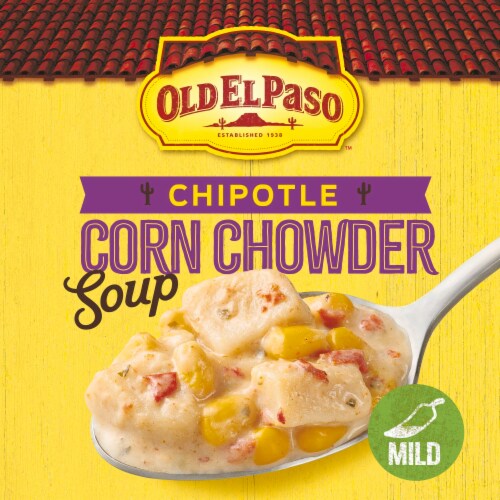 Old El Paso Chipotle Corn Chowder Canned Soup Perspective: back