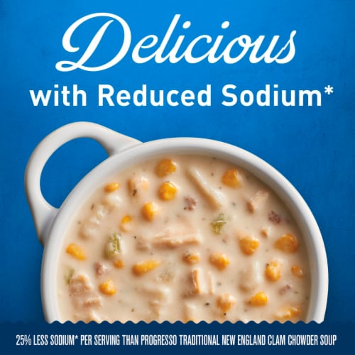 Progresso Reduced Sodium Chicken Corn Chowder Canned Soup