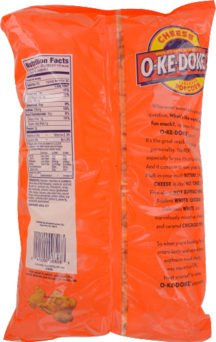 O-Ke-Doke Cheese Popcorn Perspective: back
