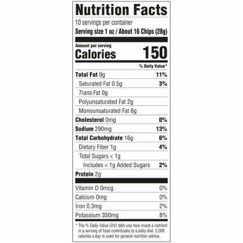 Jays® Potato Chips, BBQ, 10 Oz Bag Perspective: back
