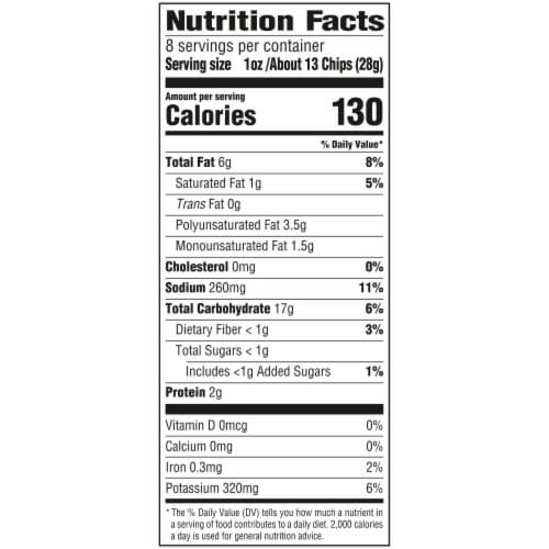 Krunchers!® Kettle Cooked Potato Chips, Jalapeño Flavored Chips, 8 Oz Bag Perspective: back