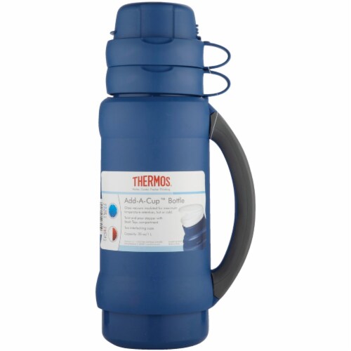 Thermos Add-A-Cup Plastic Insulated Vacuum Bottle Perspective: back
