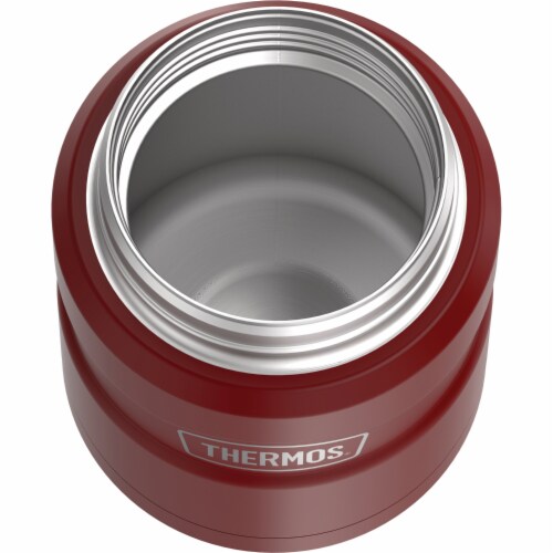 Thermos King 16 Ounce Food Jar - Matte Red Perspective: back