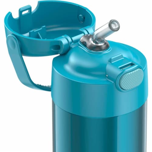 Thermos FUNtainer® Stainless Steel Bottle - Teal Perspective: back