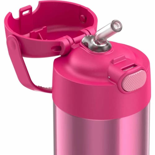 Thermos FUNtainer® Stainless Steel Bottle - Pink Perspective: back