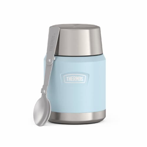 Thermos LLC Stainless Steal Food Jar with Spoon-Glacier Perspective: back