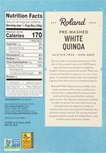 Roland Pre-Washed White Quinoa Perspective: back