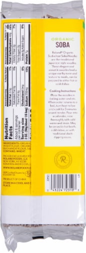 Roland® Organic Buckwheat Soba Noodles Perspective: back