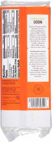 Roland Organic Traditional Udon Noodles Perspective: back