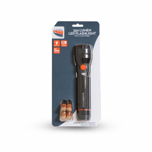 Glacier's Edge 350 Lumen LED Flashlight Perspective: back