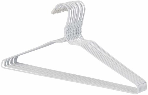 Everyday Living® Plastic Tubular Hangers - White, 10 pk - Kroger