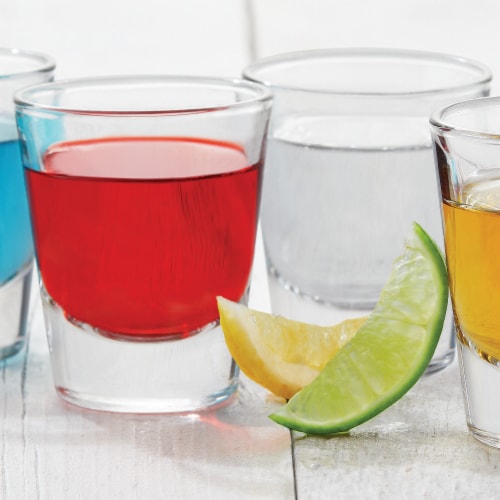 Dash of That® Bar Style Shot Glasses Perspective: back
