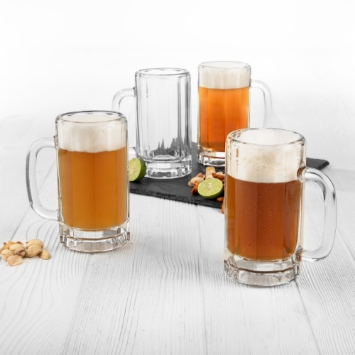 Dash of That® Glass Beer Stein Mugs Perspective: back