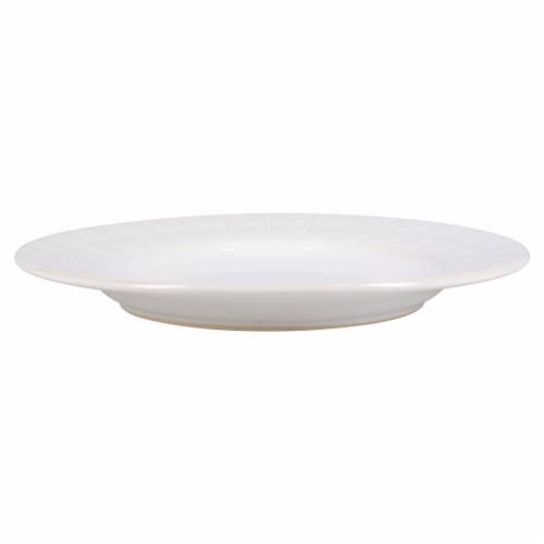 Dash of That™ Brooklyn Dinner Plate - White Perspective: back