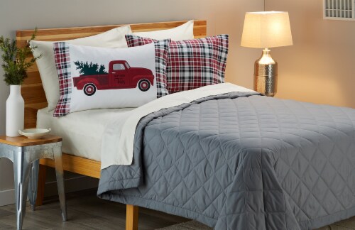 HD Designs American Classic Flannel Pillow Cases Perspective: back