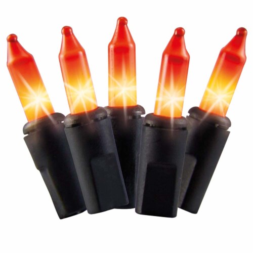 Holiday Home® 200 Mini String Lights - Ceramic Orange Perspective: back