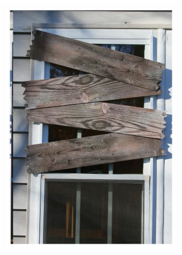 Holiday Home™ No Blood Window Boards Perspective: back