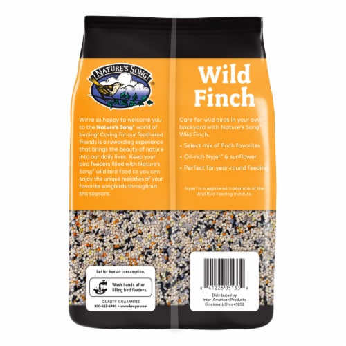 Nature's Song® Wild Finch Seed Perspective: back
