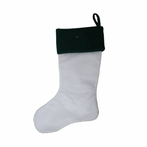 Holiday Home Baby's 1st Christmas Stocking - Green Perspective: back