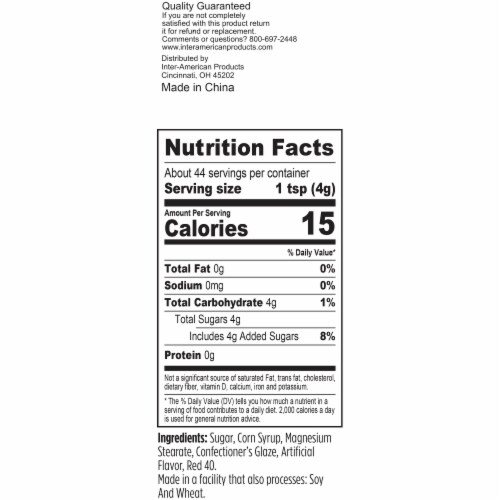 Holiday Home Peppermint Crunch Sprinkles Perspective: back