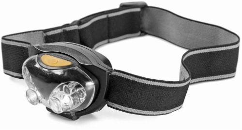 Glacier's Edge® Headlamp - 6 LED - Black Perspective: back