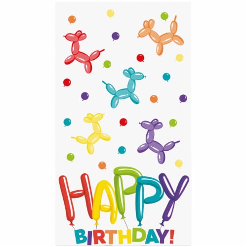 Kroger® Entertainment Essentials Balloon Animal Guest Paper Napkins Perspective: back