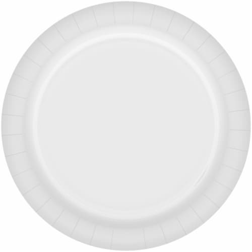 Kroger® Enterntainment Essentials Paper Plates - Lollipop Pink - 8 Pack Perspective: back