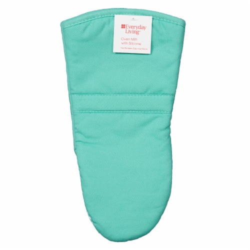 Everyday Living® Silicone Puppet Mitt - Teal Perspective: back