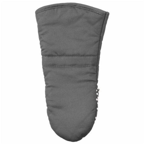 Everyday Living Silicone® Puppet Mitt - Charcoal Perspective: back