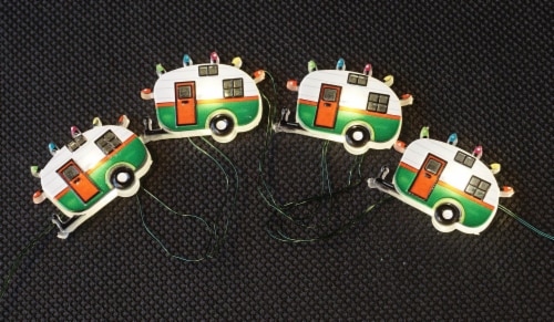 Holiday Home 18 LED Camper String Lights Perspective: back