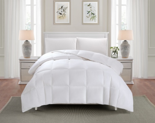 HD Designs® All Season Down Fiber Comforter - White Perspective: back