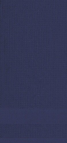 Dash of That Woven Waffle Kitchen Towel Set - Blue Perspective: back