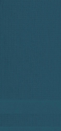 Dash of That Woven Waffle Kitchen Towel Set - Teal Perspective: back